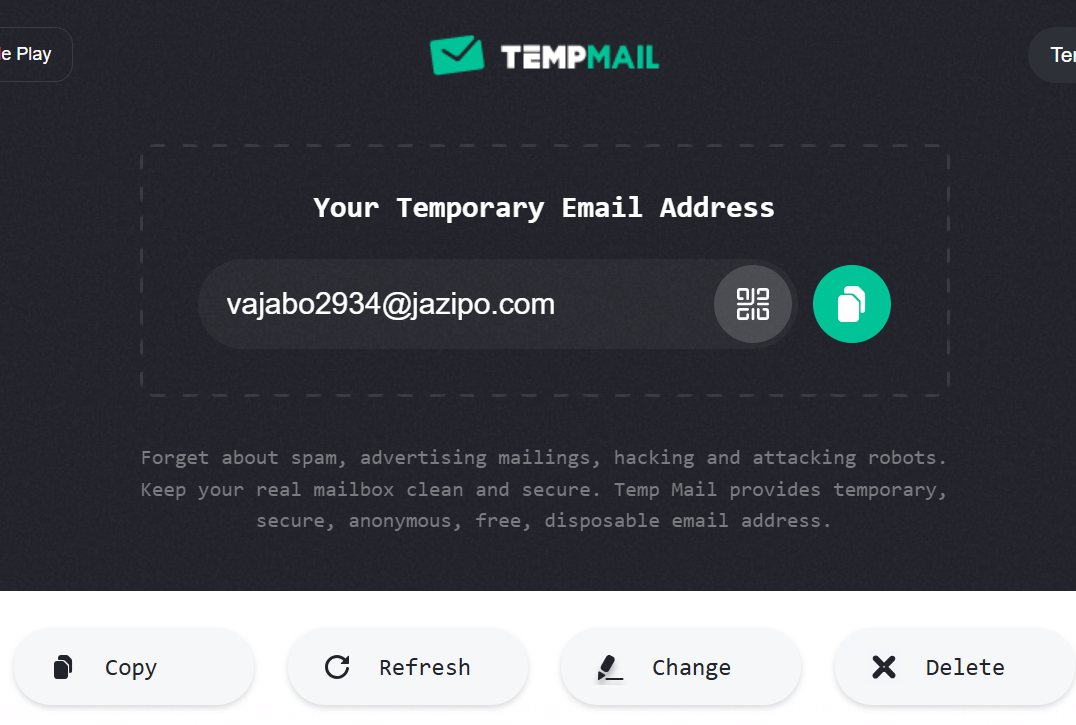 Temp-Mail for Facebook Signup
